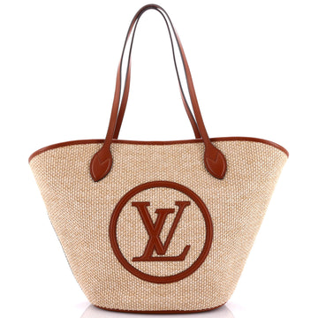 Saint Jacques NM Handbag Raffia and Leather