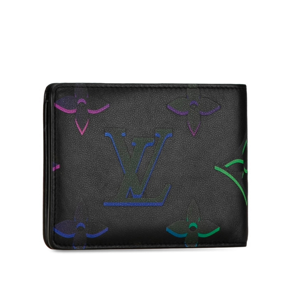 Louis Vuitton  Noir Leather Bill Wallet (Bi-Fold)