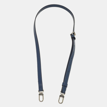 Louis Vuitton Navy Blue Leather Adjustable Shoulder Bag Strap