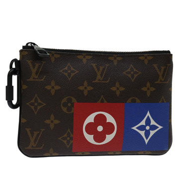 Louis Vuitton Pochette ZippÃ©e  Canvas Clutch Bag