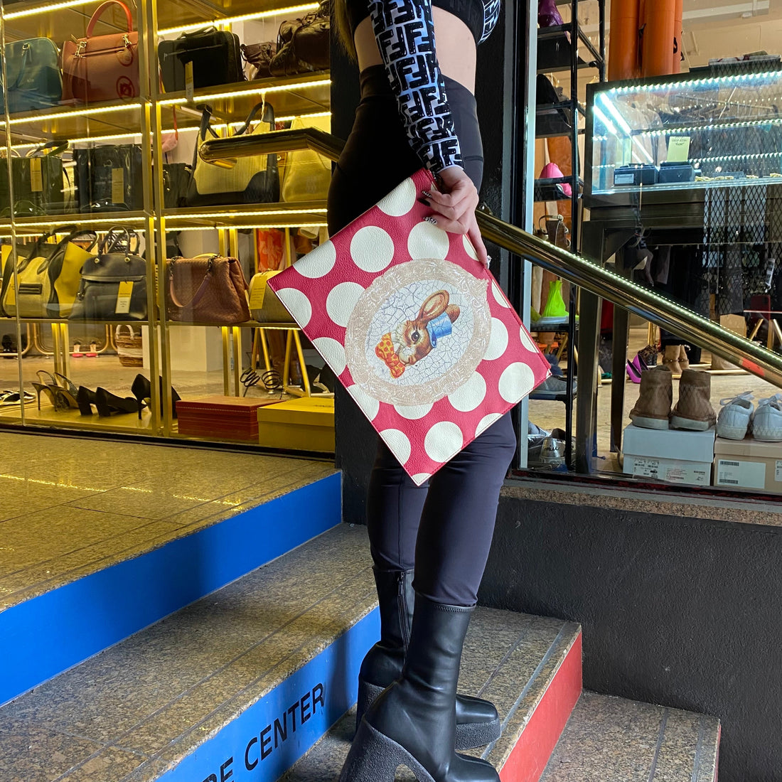 Vivienne Westwood Bunny Rabbit clutch