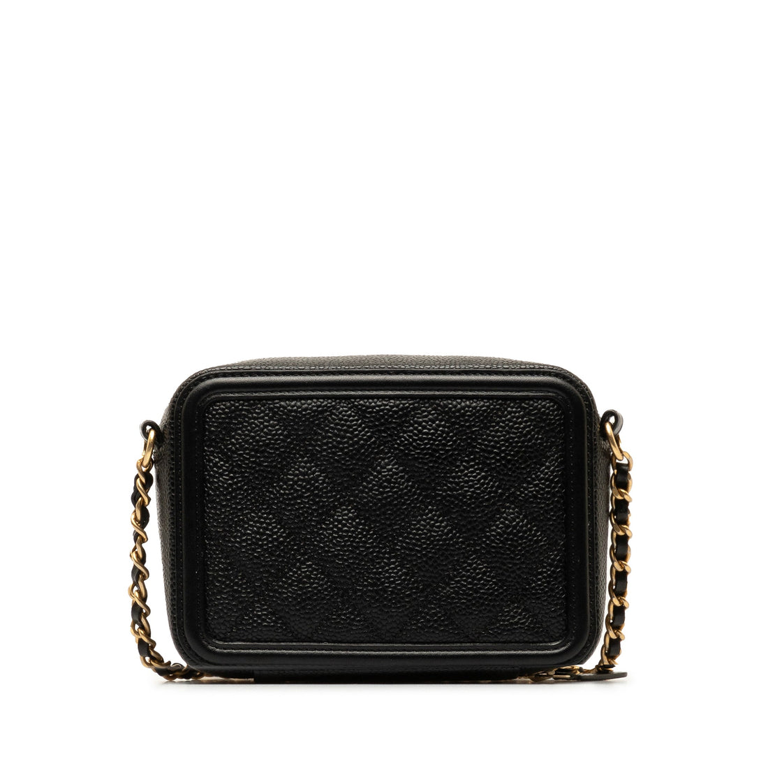 CHANEL Caviar CC Filigree Crossbody Crossbody Bag