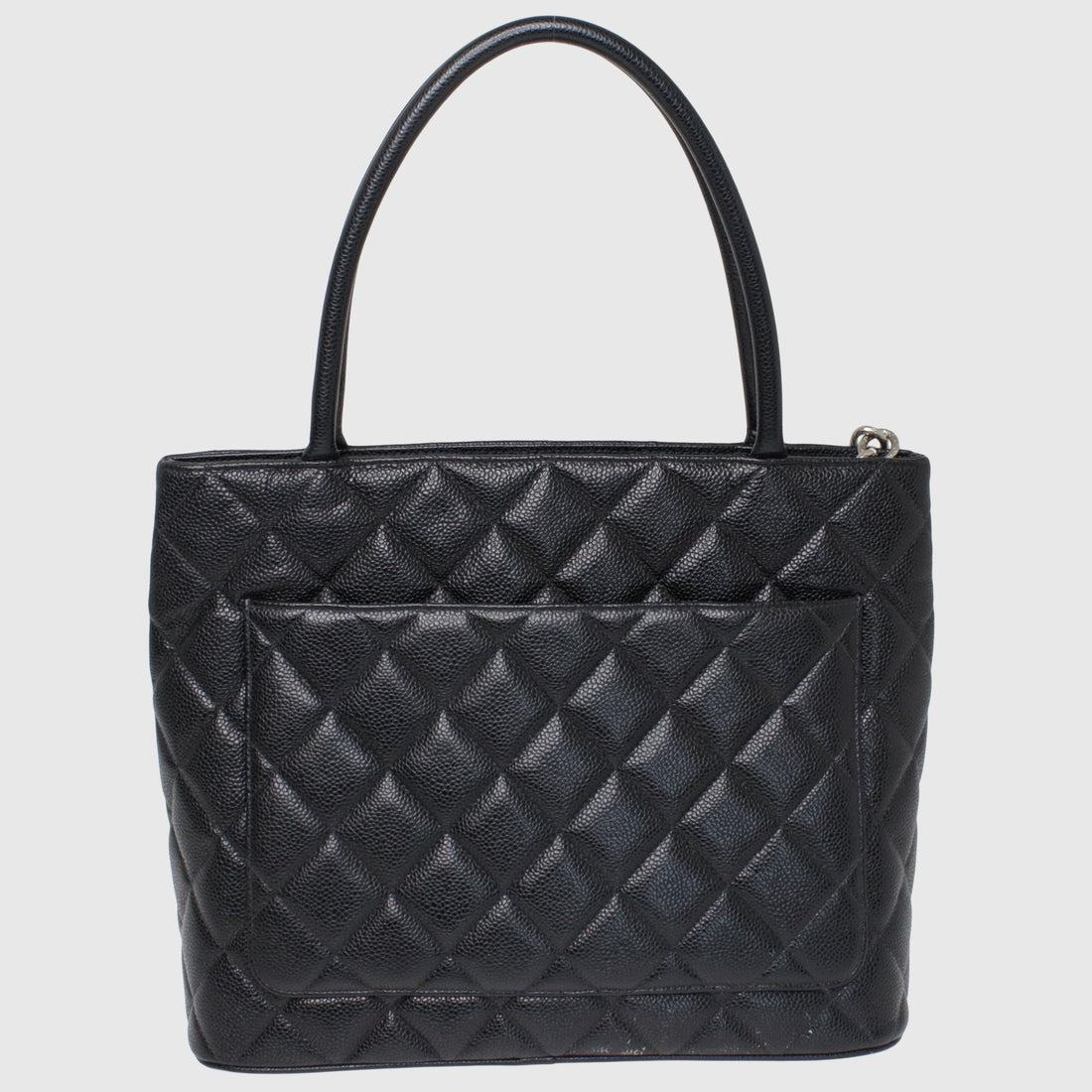 Black  CC Medallion Tote Bag