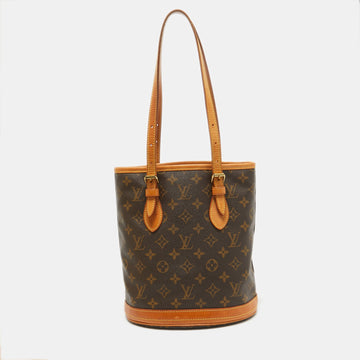 Louis Vuitton Monogram Canvas Bucket Pm Bag