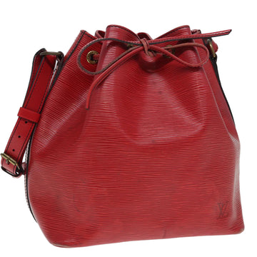 Louis Vuitton Petit NoÃ©  Leather Shoulder Bag