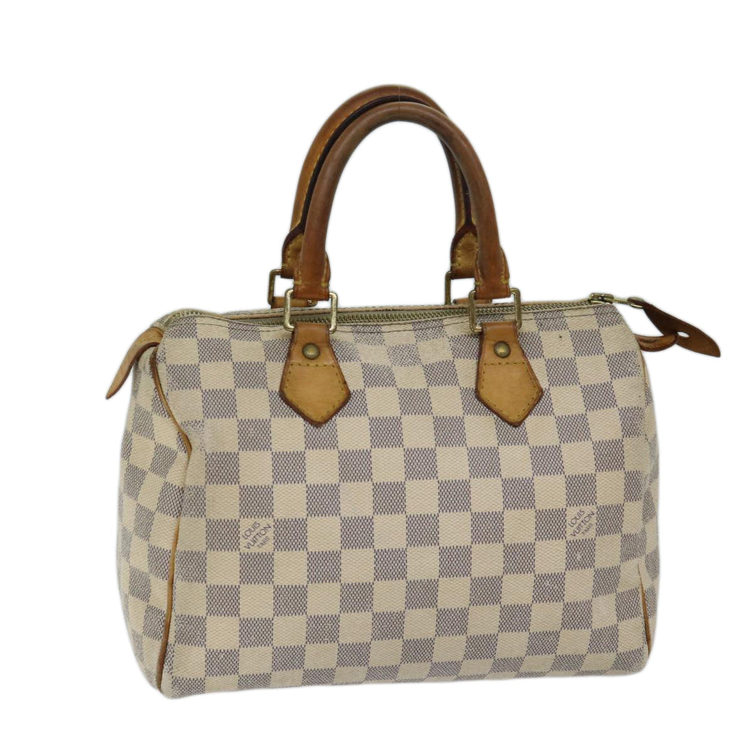 Louis Vuitton Speedy 30  Canvas Handbag