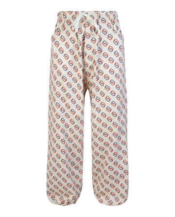 Bi-Material Jogging Pants