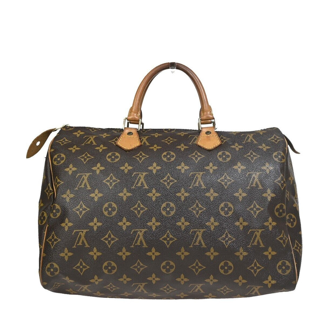 Louis Vuitton Speedy 35  Canvas Handbag