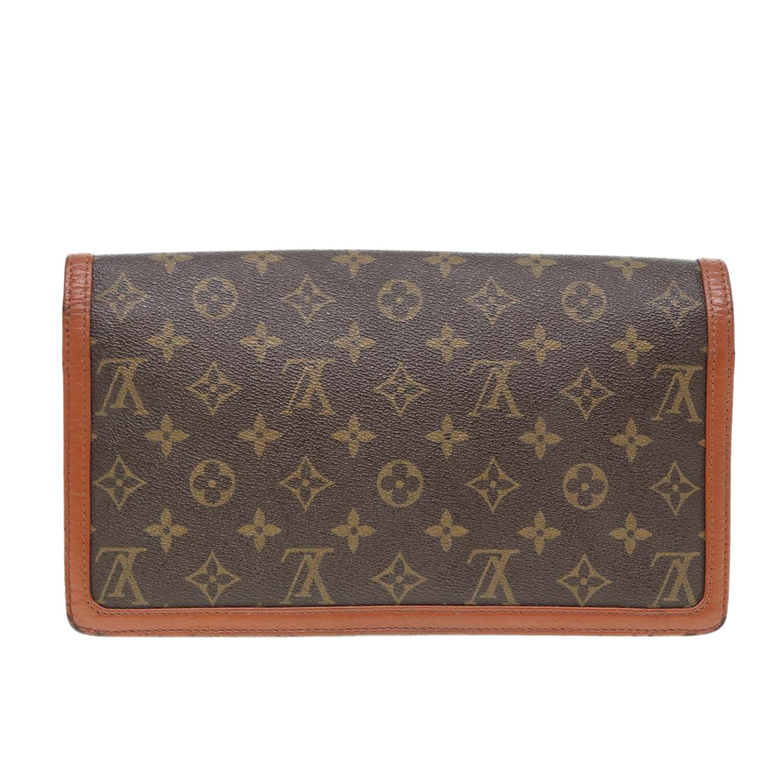 Louis Vuitton Pochette Dame  Canvas Clutch Bag