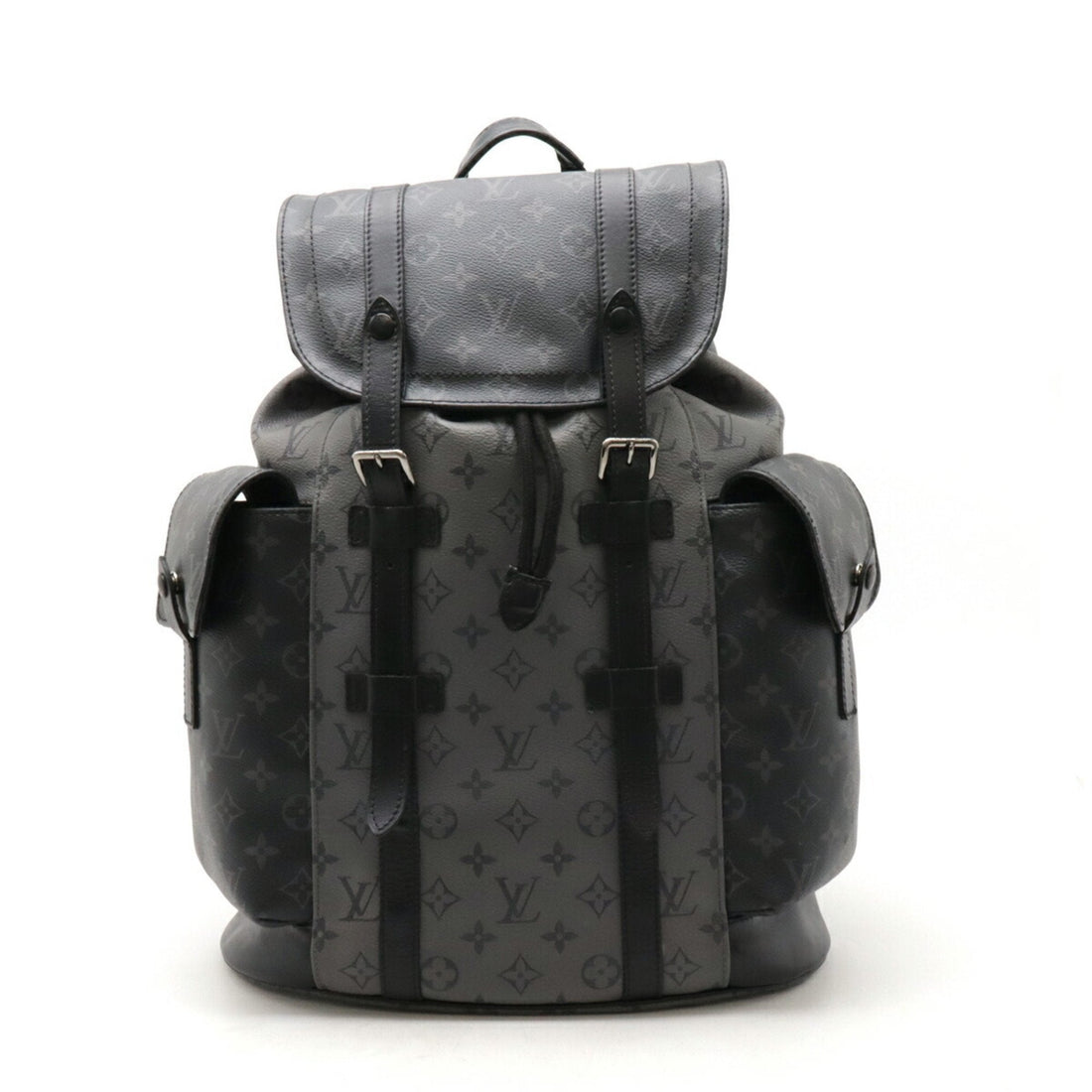Louis Vuitton  Monogram Eclipse Monogram Reverse Canvas Leather Backpack Shoulder Bag