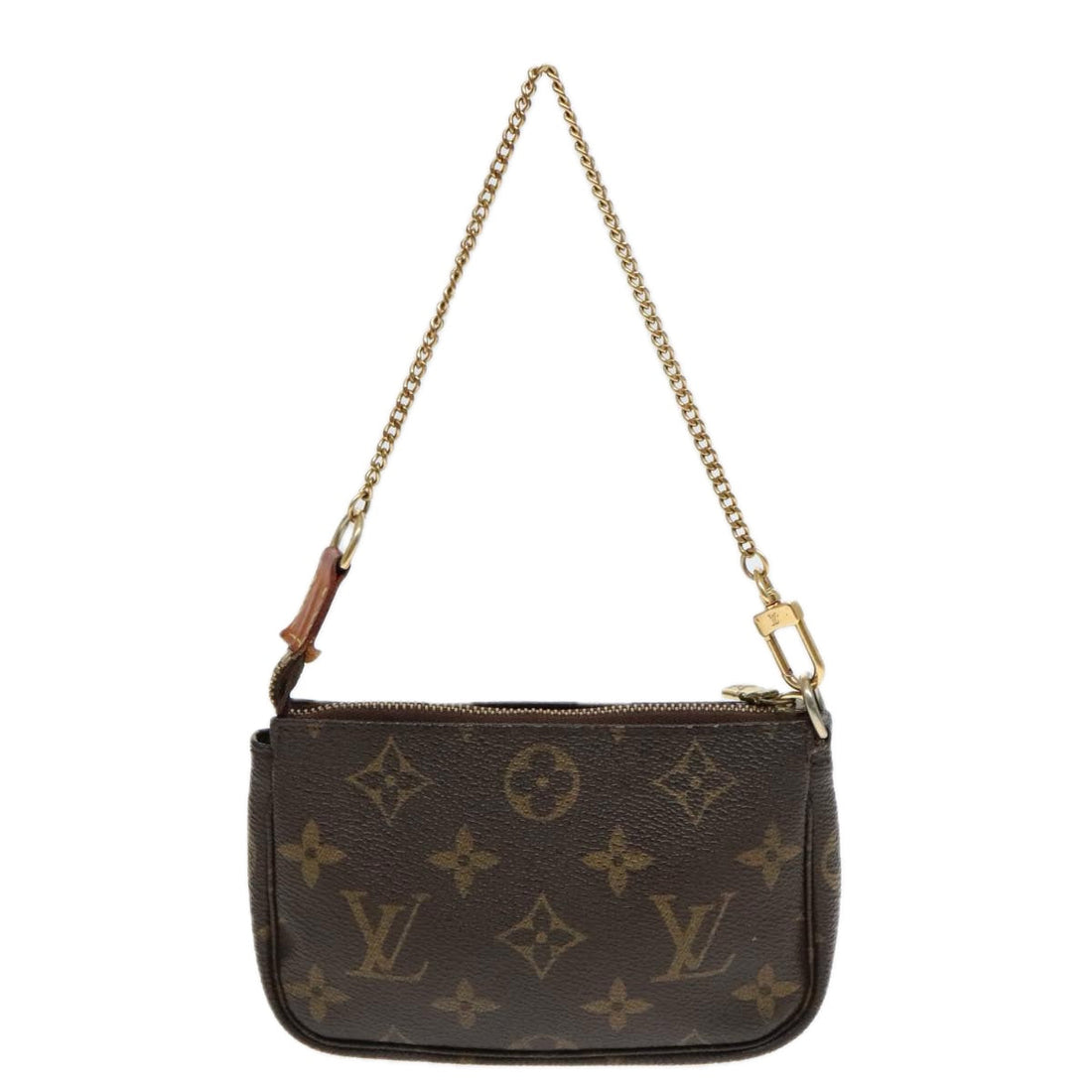 Louis Vuitton Mini Pochette Accessoires  Canvas Clutch Bag