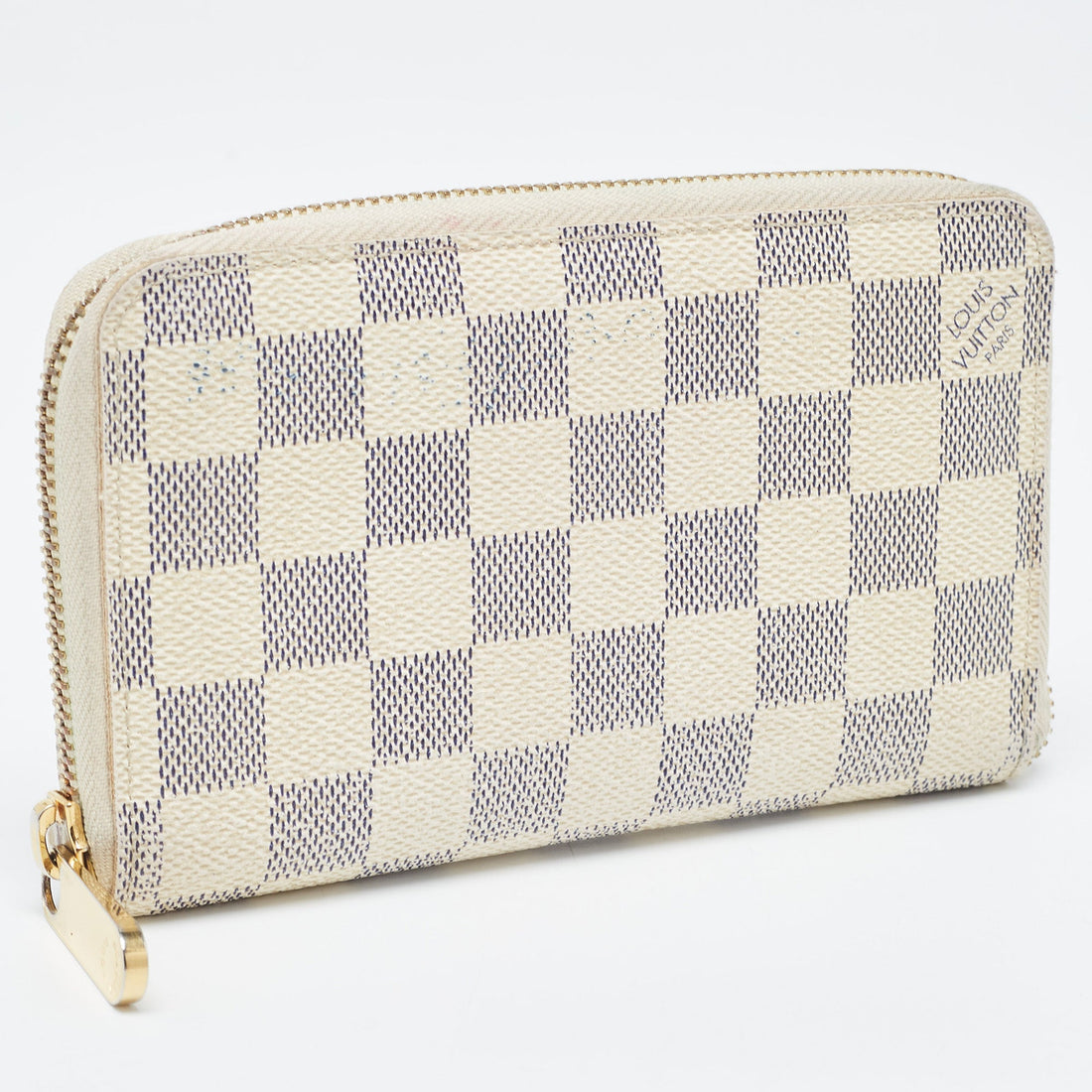 Louis Vuitton Damier Azur Canvas Compact Zippy Wallet
