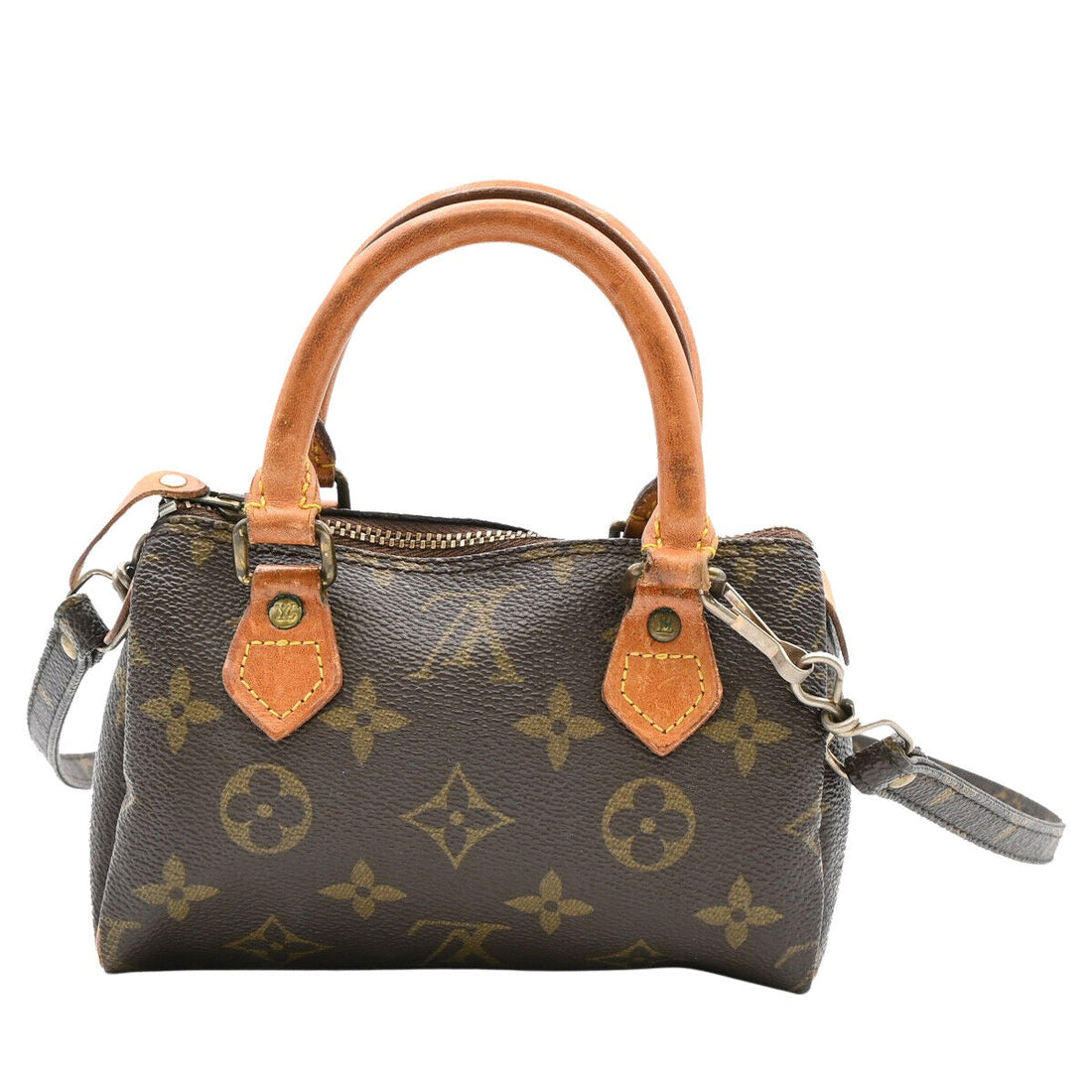 Louis Vuitton Mini Speedy  Canvas Handbag