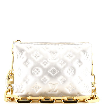 Coussin Bag Monogram Embossed Leather BB