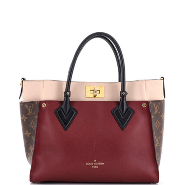 On My Side Tote Monogram Tuffetage Leather MM