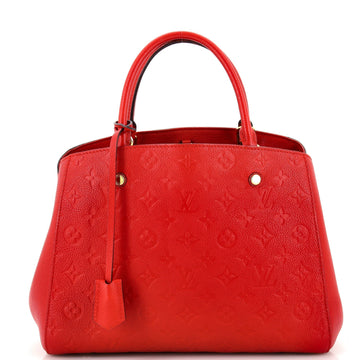 Montaigne Handbag Monogram Empreinte Leather MM
