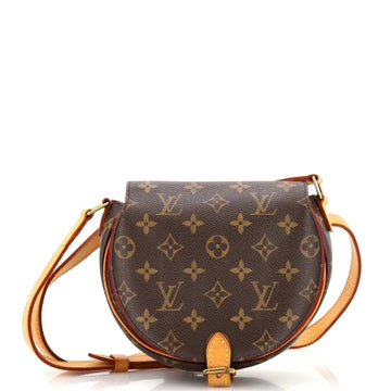 Tambourine Handbag Monogram Canvas