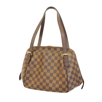 Louis Vuitton Belem Mm  Canvas Shoulder Bag