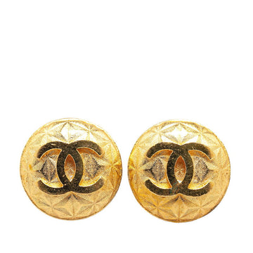 Chanel  Matelasse Coco Mark Earrings