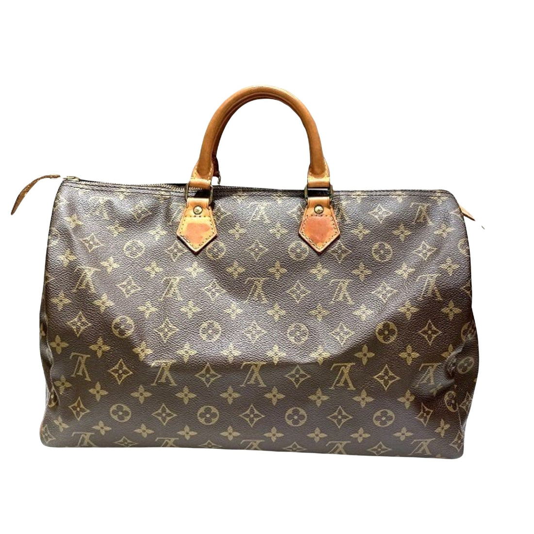 Louis Vuitton Speedy 40  Canvas Handbag