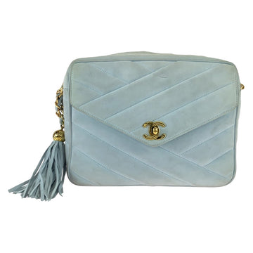 Chanel  Suede Fringe Crossbody Bag