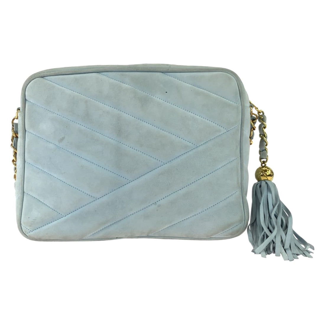 Chanel  Suede Fringe Crossbody Bag