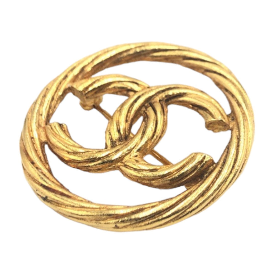 Chanel  Gold Metal Brooch