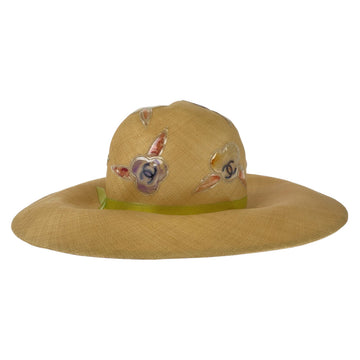 Chanel Raffia Straw Hat 407722