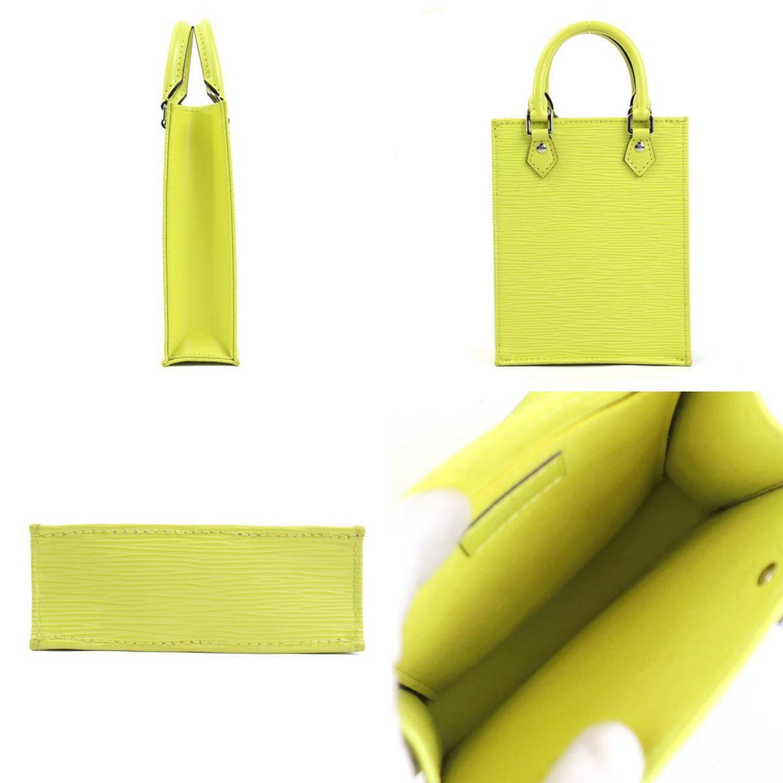 Louis Vuitton Sac Plat  Leather Handbag