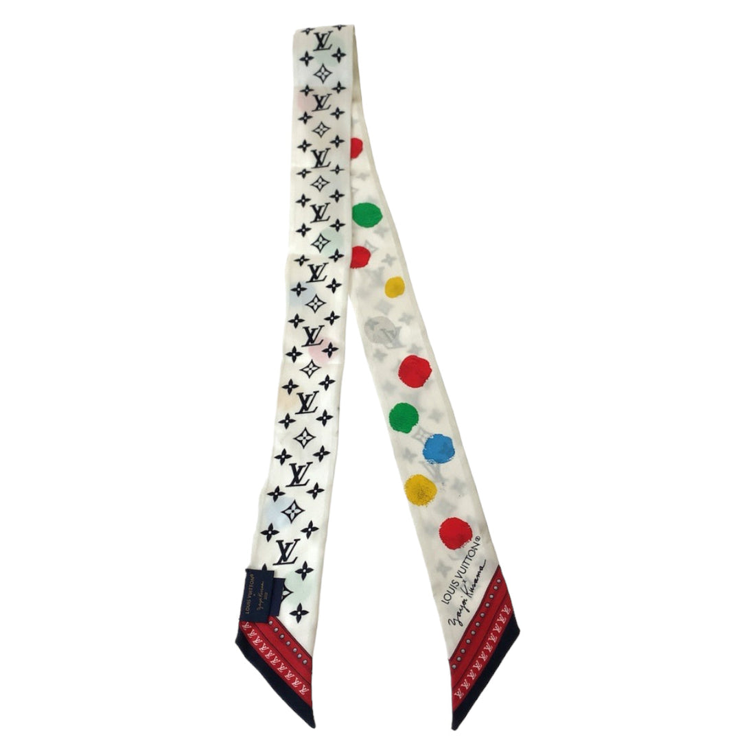 Louis Vuitton Silk Bando BB Painted Dot Scarf