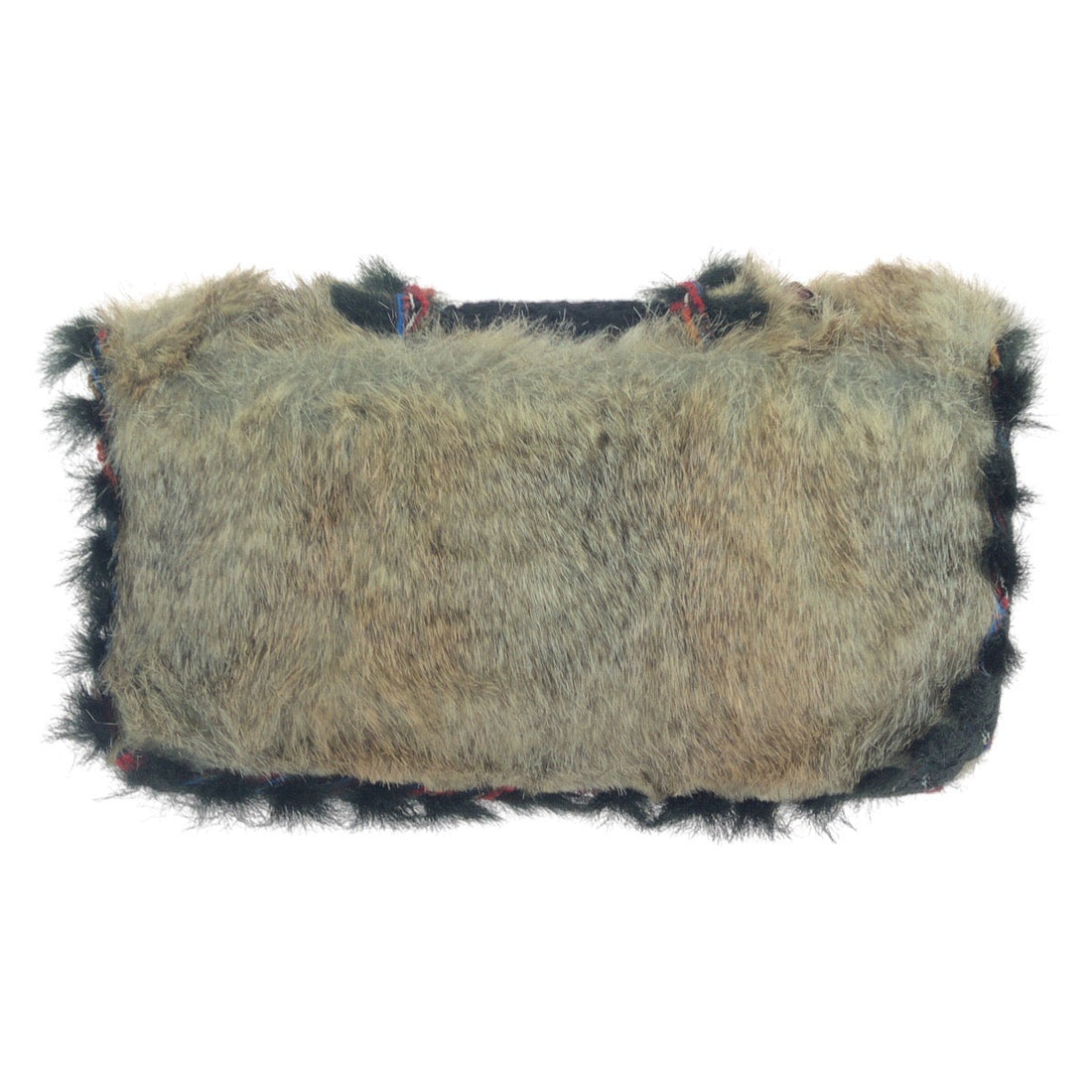 Top Quality Chanel  Coco Mark Turn Lock Fur Shoulder Bag