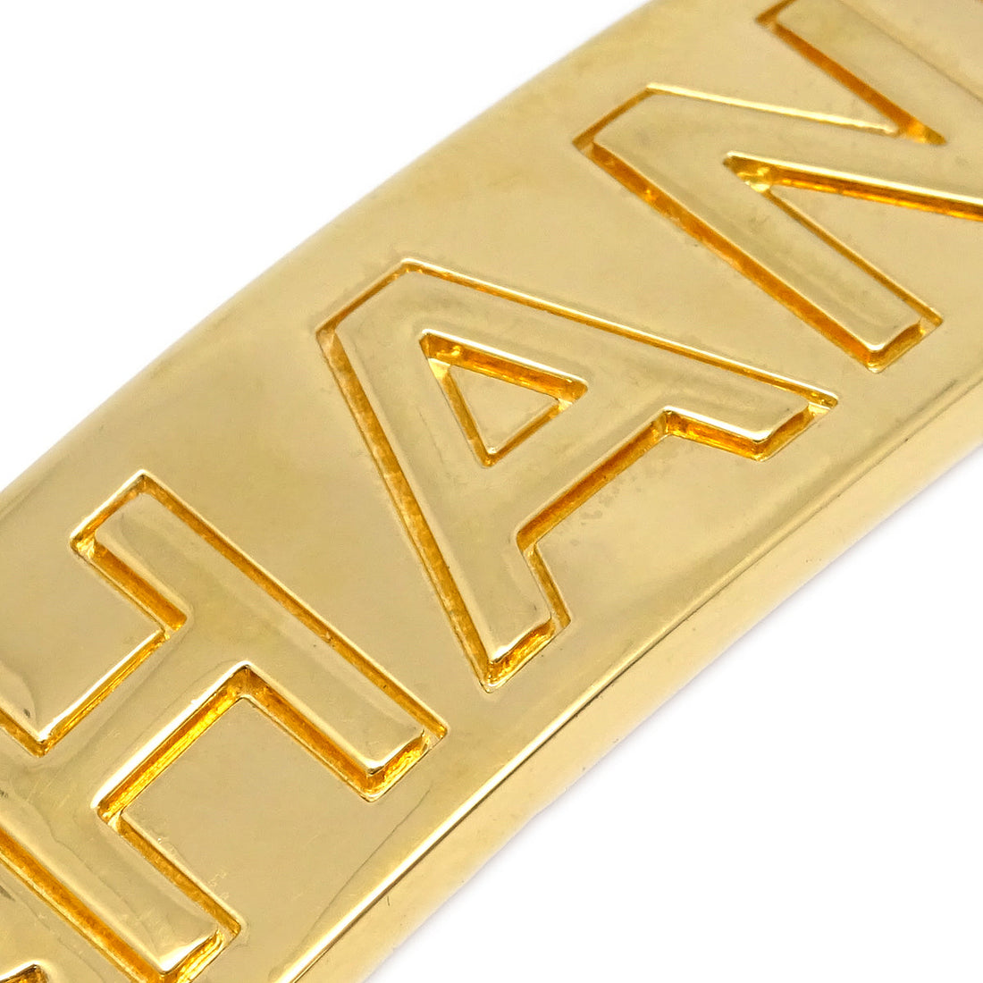 Chanel Hair Clip Hairpin Barrette Gold 97A/71