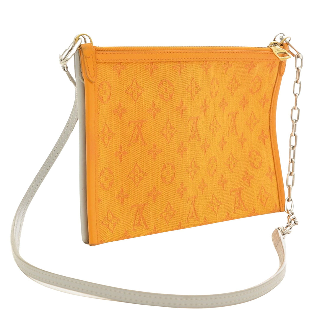 Louis Vuitton Flat Messenger  Canvas Shoulder Bag