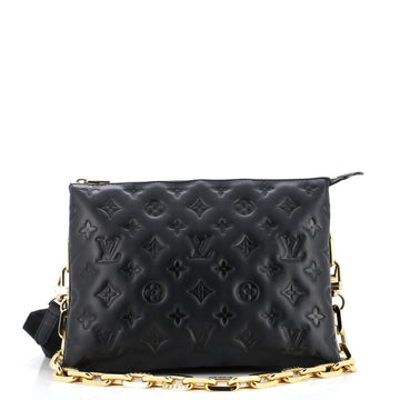 Coussin Bag Monogram Embossed Lambskin PM