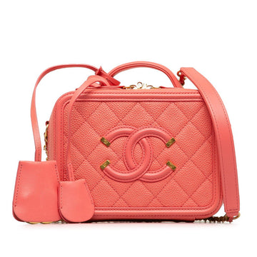 Chanel Matrases Coco no mark CC Figure Handbags houlder Bag 2WAY Pink Caviar S  CHANEL
