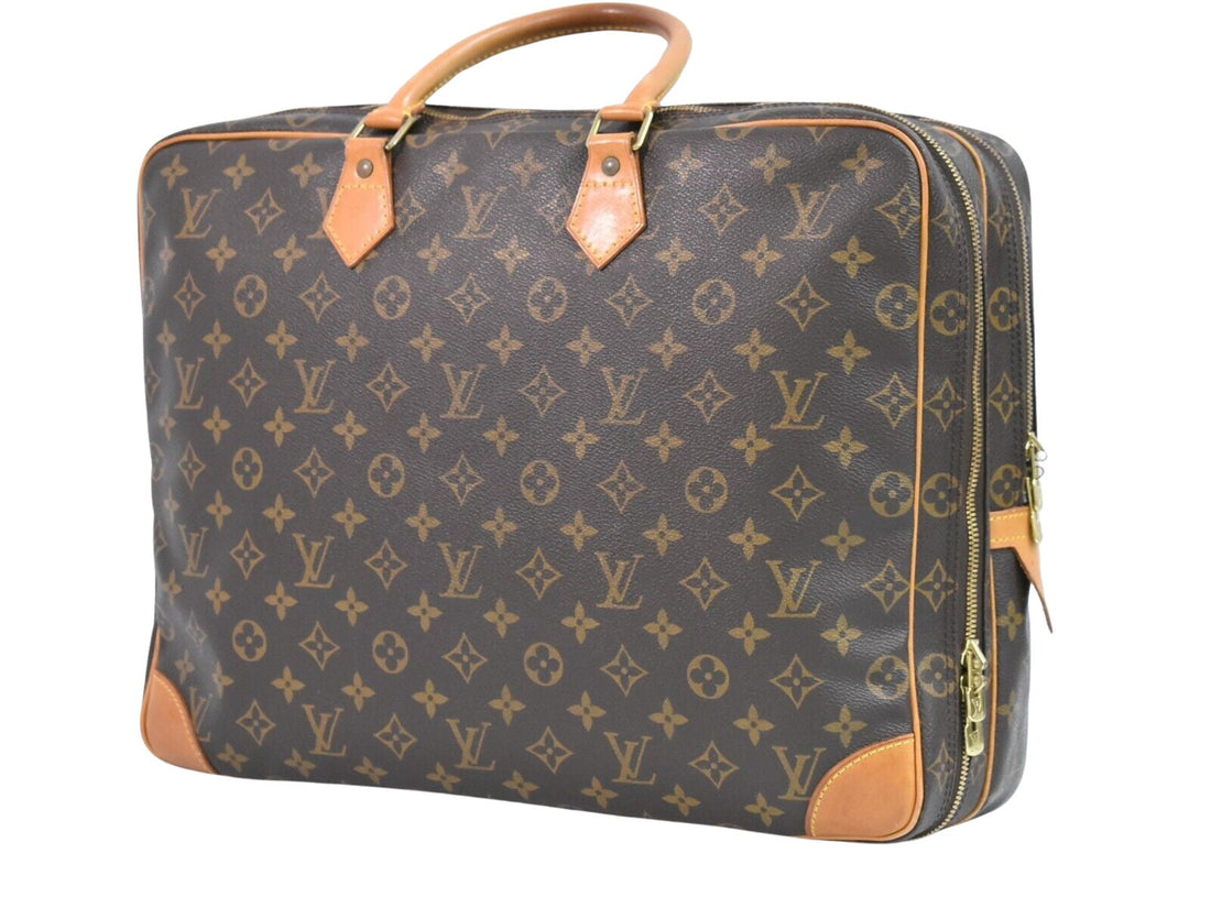 Louis Vuitton Porte Documents Voyage  Canvas Briefcase Bag
