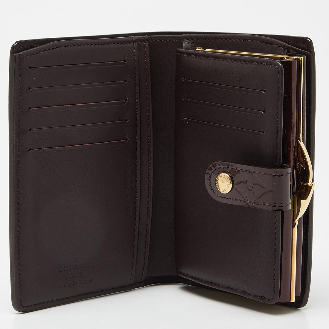 Louis Vuitton Amarante Monogram Vernis Leather Portefeuille Viennois Wallet