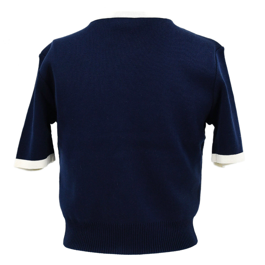 Chanel Cardigan Navy 94P #42