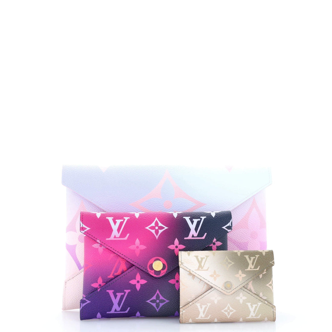 Kirigami Pochette Set Spring in the City Monogram Giant Canvas