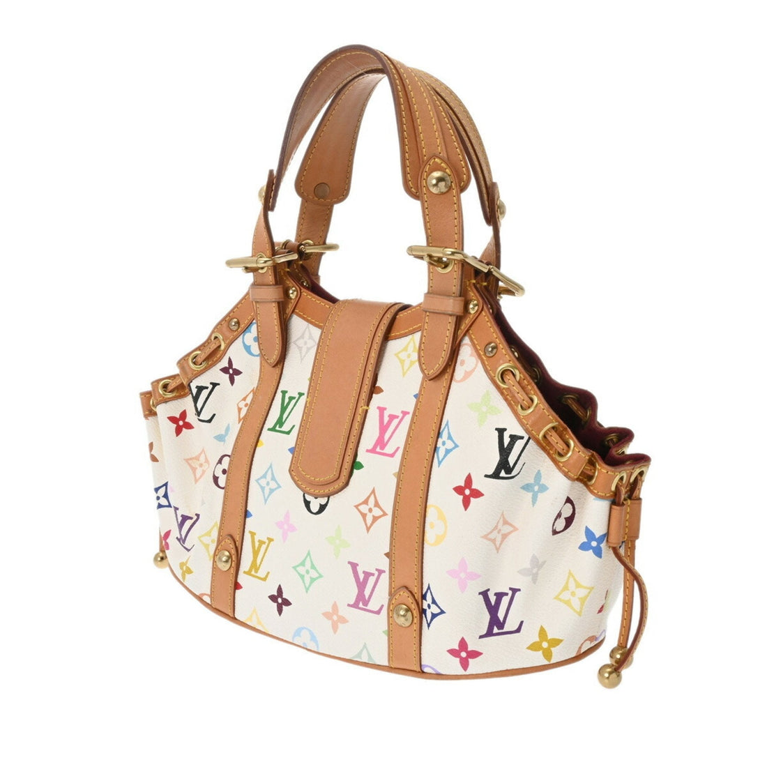 Louis Vuitton Theda  Canvas Handbag