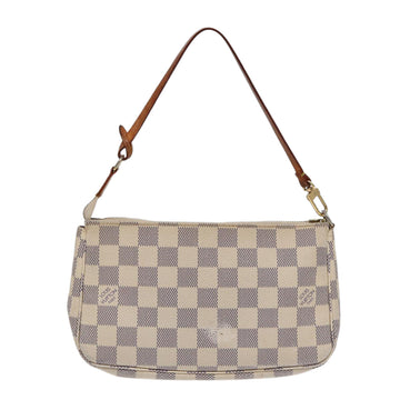 Louis Vuitton Pochette Accessoire  Canvas Clutch Bag