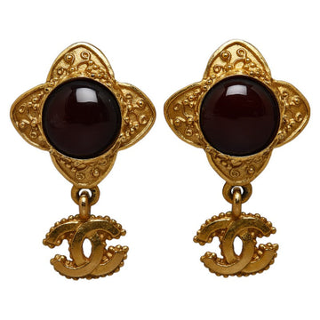 Chanel Gripowa Cocono mark Earring Gold Pearl  Ladies Chanel