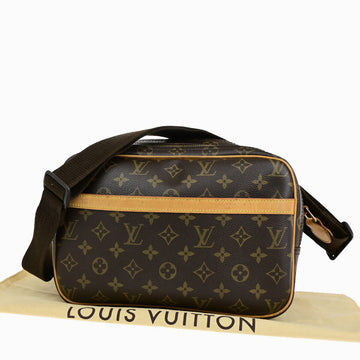 Louis Vuitton Reporter Pm  Canvas Shoulder Bag
