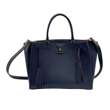 Louis Vuitton Lockme  Leather Tote Bag