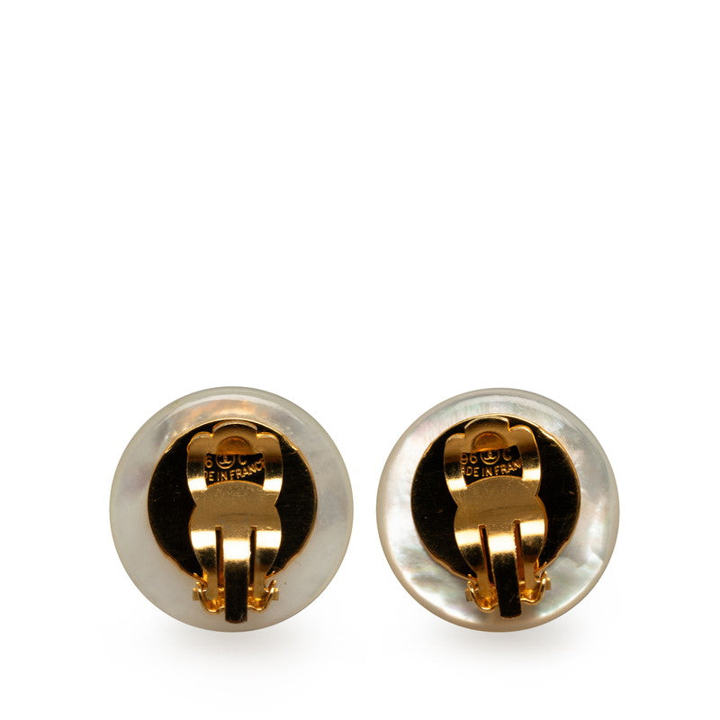 Chanel  Earring Mecky Gold Lady Earring Luxury