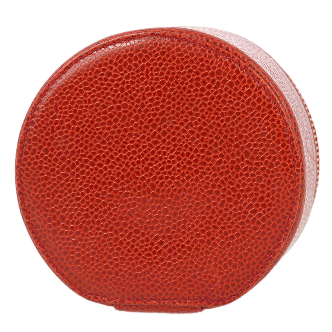Chanel Red Caviar Jewelry Case Pouch