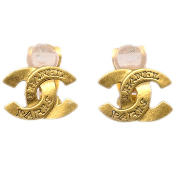 Chanel Gold CC Earrings Clip-On 99A