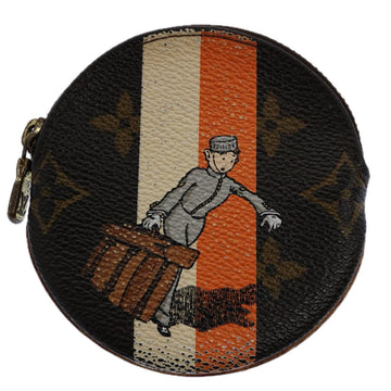 Louis Vuitton Porte Monnaie Rond  Canvas Wallet