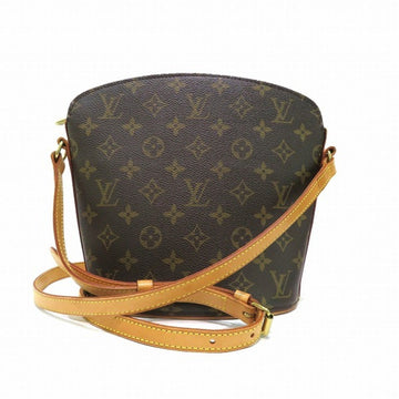 Louis Vuitton Drouot  Leather Shoulder Bag