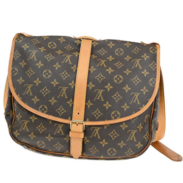 Louis Vuitton Saumur 35  Canvas Shoulder Bag